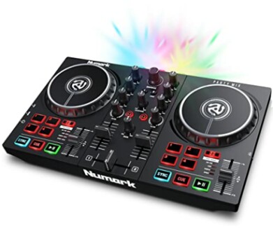Numark Party Mix II - DJ Controller with Party Lights, DJ Set with 2 Decks, DJ Mixer, Audio Interface and USB Connectivity + Serato DJ Lite Review
